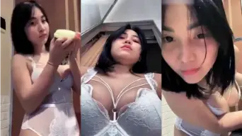Live Cybe Pake Lingerie Putih Video by AVTub