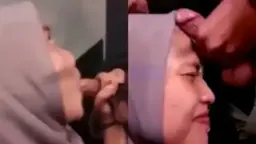 Zilla Hijab Blowjob Crot di Muka Video by IXXX