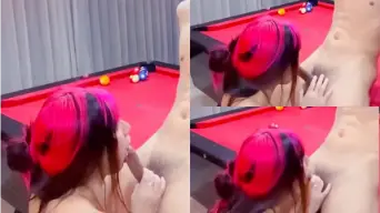 Tiktokers Ngentot di Tempat Billiard Video by SangeLink