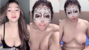 Miss Azkia Black Lingerie Live Telanjang Video by PornTrex Miss Azkia Black Lingerie Live Telanjang Video by PornTrex
