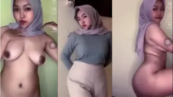Rahma Jilbab Toge Goyang Bugil Tiktok Video by HQporner