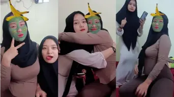 Duo Hijab Toge Liveshow Barbar Video by AVTub