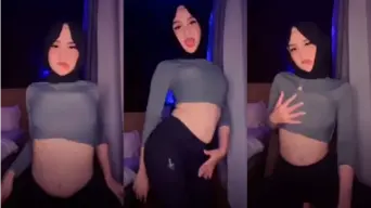 @Paahcantekk Tiktoker Hijab Semok Ebot Viral Video by SangeLink